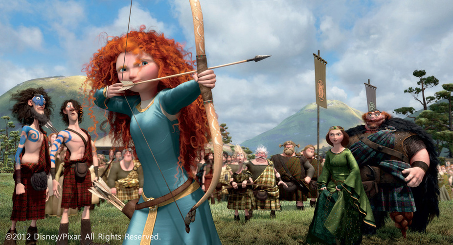 메리다와 마법의 숲 영화 한 장면